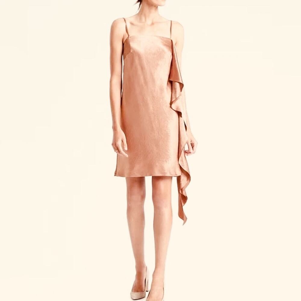 Banana Republic Heritage Side-Ruffle Slip Dress